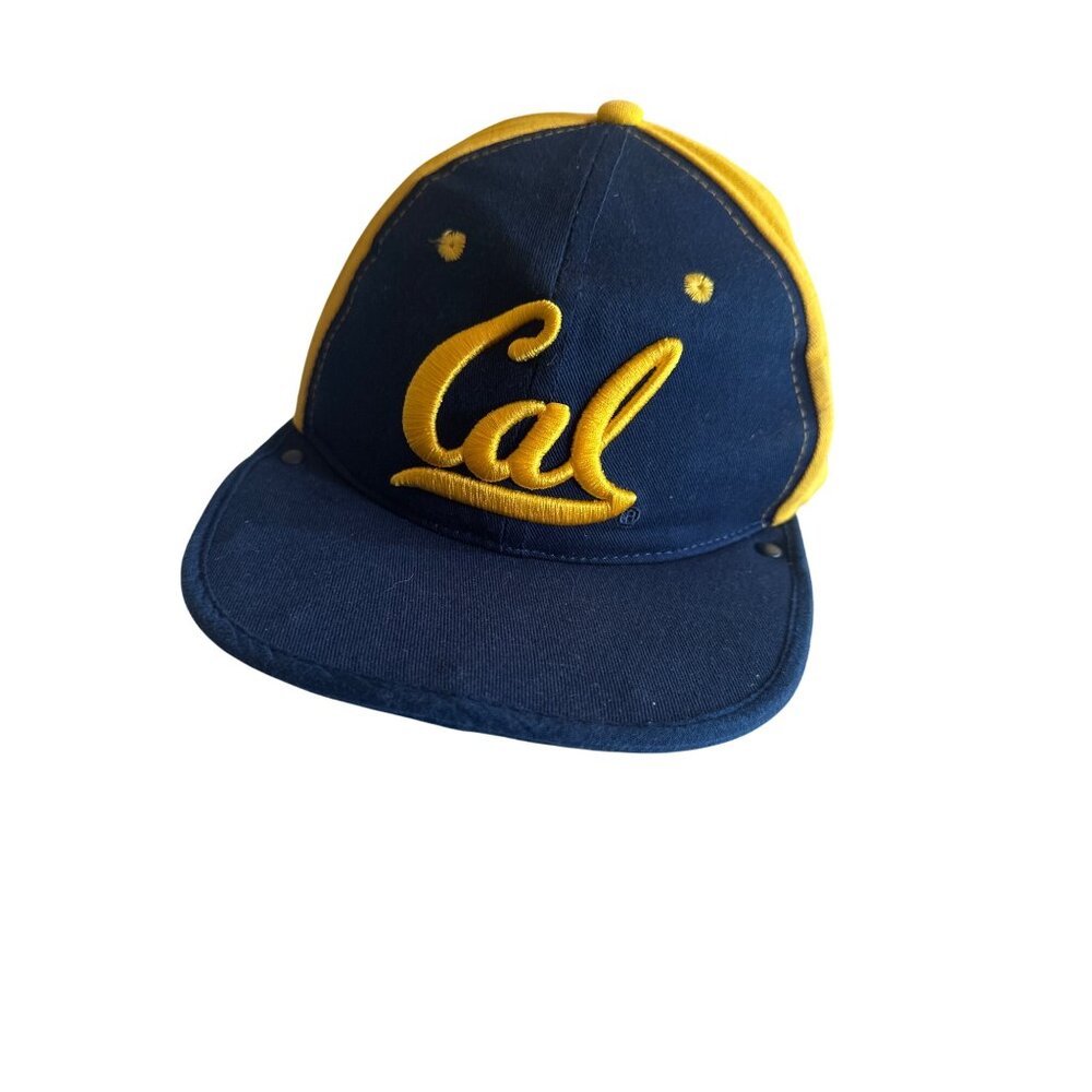 Vintage RFC Cal Snapback Hat Yellow & Blue Cotton Adjustable Baseball Cap